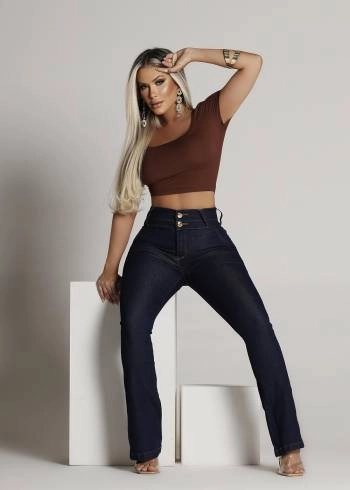 Calça Jeans Modeladora Flare