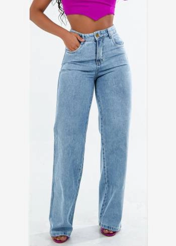 Calça Jeans Wide Leg